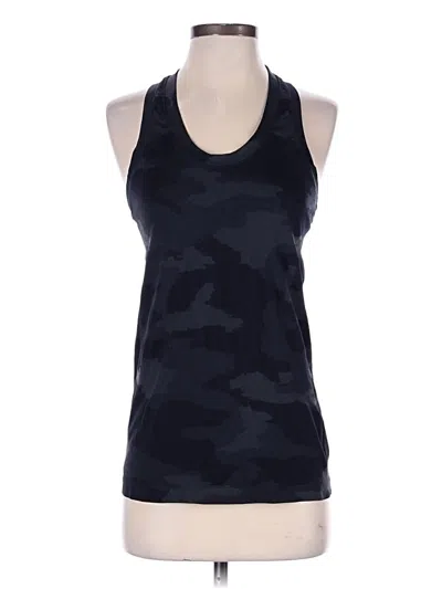 Pre-owned Athleta Tank Top Blue Halter Neckline Tops
