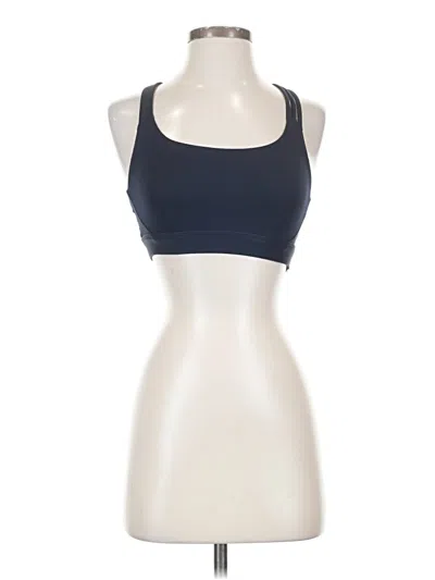 Pre-owned Athleta Tank Top Blue Halter Neckline Tops