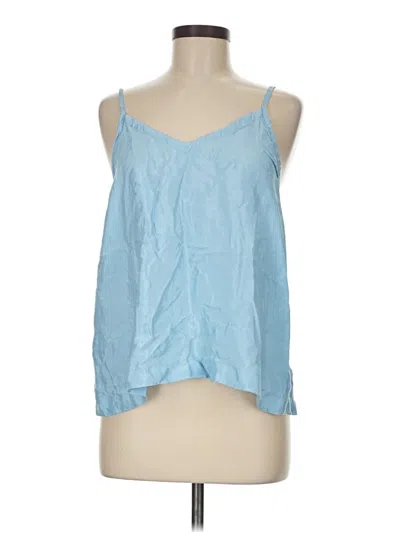 Pre-owned Athleta Tank Top Blue Halter Neckline Tops
