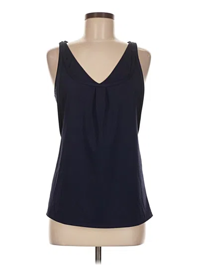 Pre-owned Athleta Tank Top Blue Halter Neckline Tops
