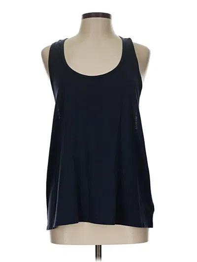 Pre-owned Athleta Tank Top Blue Halter Neckline Tops