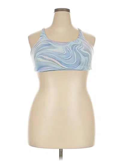 Pre-owned Athleta Tank Top Blue Halter Neckline Tops