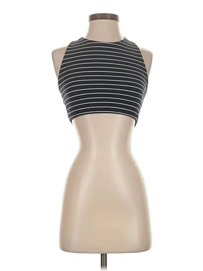 Pre-owned Athleta Tank Top Blue Halter Neckline Tops
