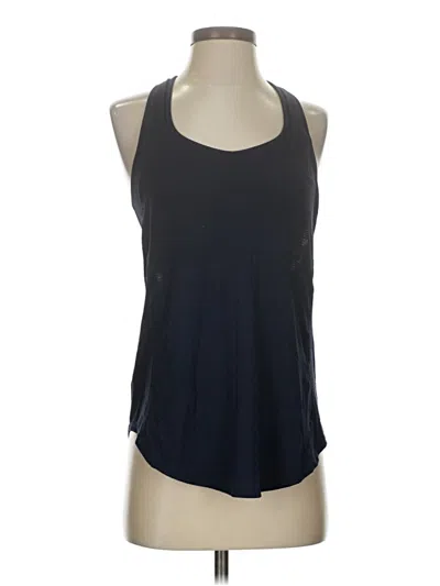 Pre-owned Athleta Tank Top Blue Halter Neckline Tops