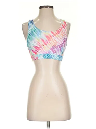 Pre-owned Athleta Tank Top Blue Halter Neckline Tops