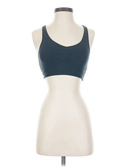 Pre-owned Athleta Tank Top Blue Halter Neckline Tops