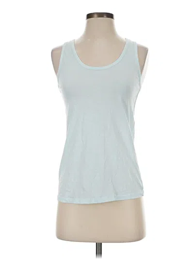 Pre-owned Athleta Tank Top Blue Halter Neckline Tops