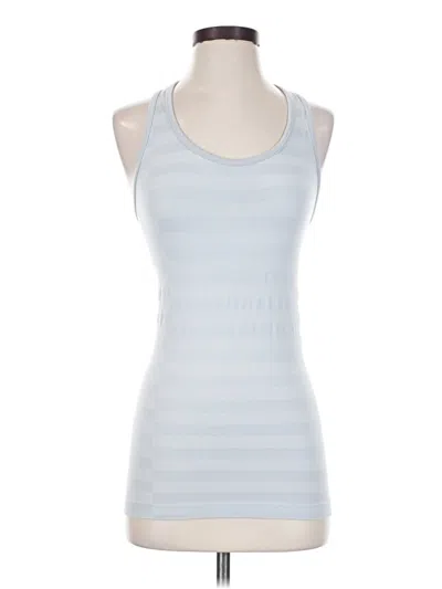 Pre-owned Athleta Tank Top Blue Halter Neckline Tops