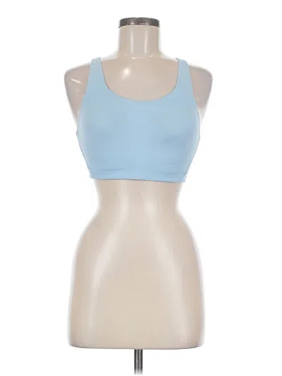 Pre-owned Athleta Tank Top Blue Halter Neckline Tops