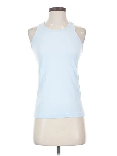 Pre-owned Athleta Tank Top Blue Halter Neckline Tops