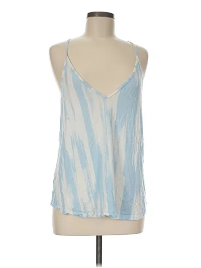 Pre-owned Athleta Tank Top Blue Halter Neckline Tops