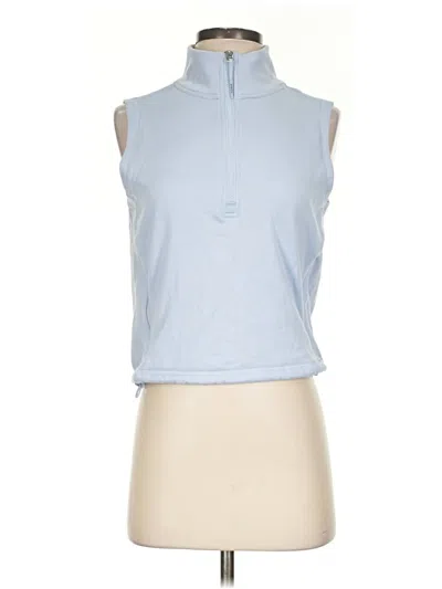Pre-owned Athleta Tank Top Blue High Neck Tops