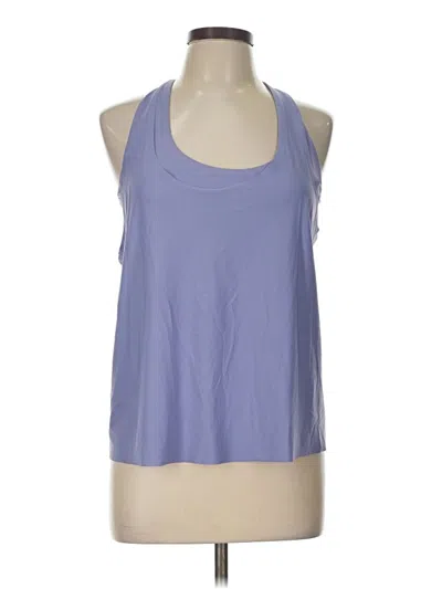 Pre-owned Athleta Tank Top Blue Scoop Neck Tops