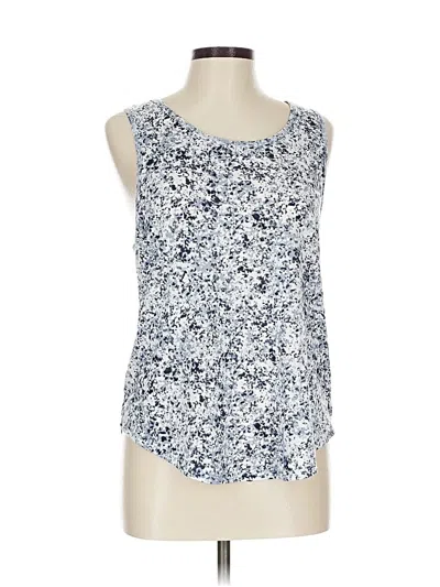 Pre-owned Athleta Tank Top Blue Strapless Neckline Tops