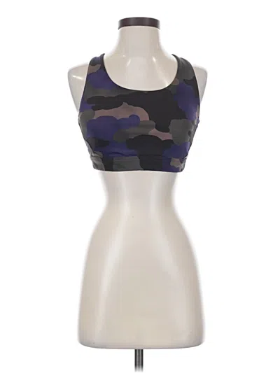 Pre-owned Athleta Tank Top Blue Strapless Neckline Tops