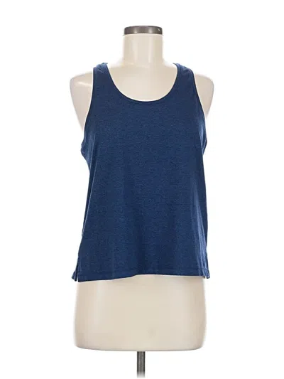 Pre-owned Athleta Tank Top Blue Tops