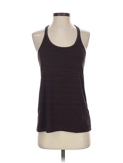 Pre-owned Athleta Tank Top Brown Halter Neckline Tops