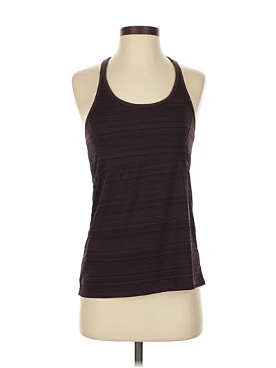 Pre-owned Athleta Tank Top Brown Halter Neckline Tops