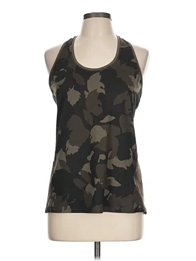 Pre-owned Athleta Tank Top Brown Halter Neckline Tops