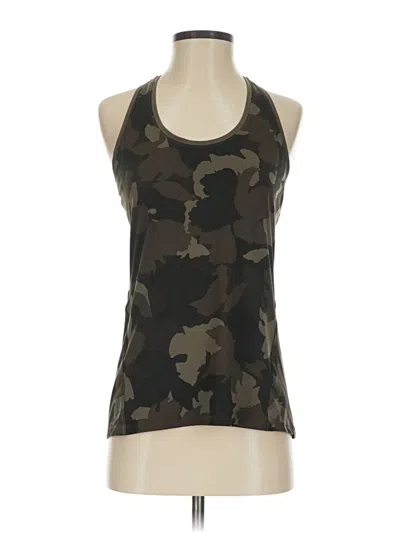 Pre-owned Athleta Tank Top Brown Halter Neckline Tops