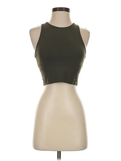 Pre-owned Athleta Tank Top Brown Halter Neckline Tops