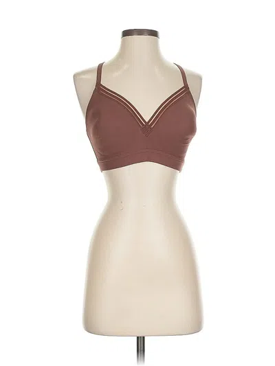 Pre-owned Athleta Tank Top Brown Halter Neckline Tops