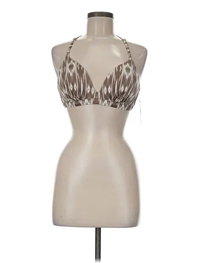 Athleta Tank Top Brown Halter Neckline Tops In Gray