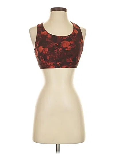 Pre-owned Athleta Tank Top Brown Strapless Neckline Tops