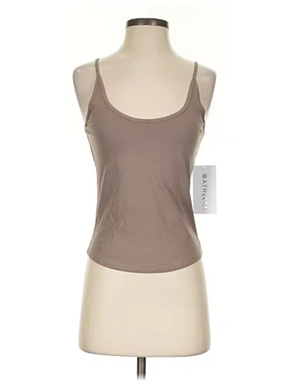 Athleta Tank Top Brown Strapless Neckline Tops