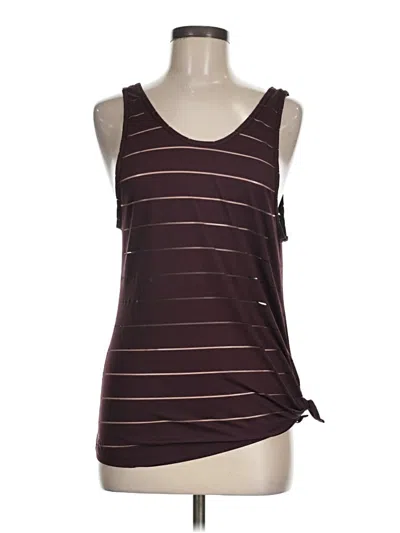 Pre-owned Athleta Tank Top Burgundy Halter Neckline Tops