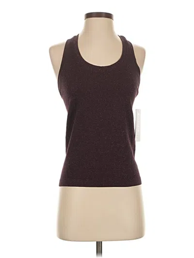 Athleta Tank Top Burgundy Halter Neckline Tops