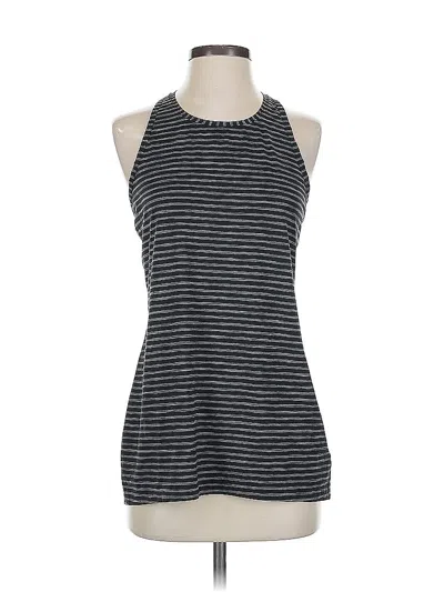 Pre-owned Athleta Tank Top Gray Halter Neckline Tops