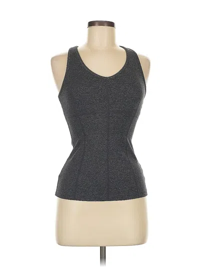 Pre-owned Athleta Tank Top Gray Halter Neckline Tops