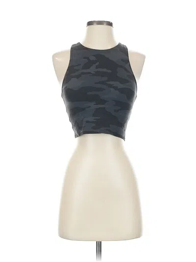 Pre-owned Athleta Tank Top Gray Halter Neckline Tops