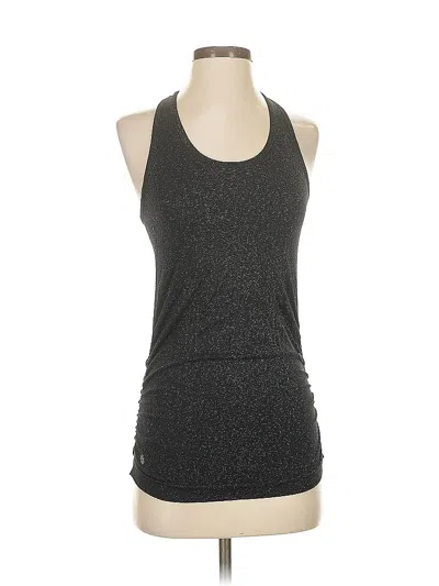 Pre-owned Athleta Tank Top Gray Halter Neckline Tops