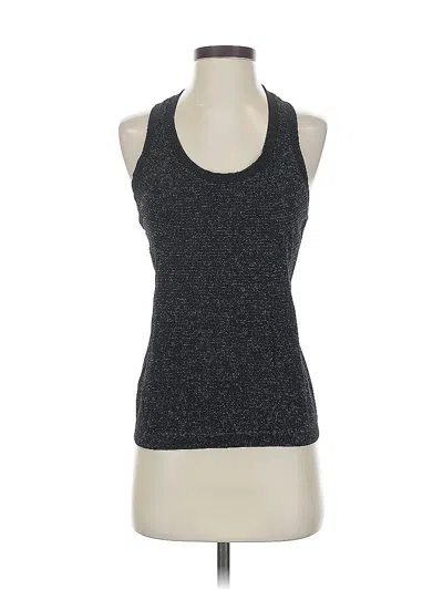Pre-owned Athleta Tank Top Gray Halter Neckline Tops