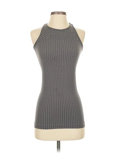 Pre-owned Athleta Tank Top Gray Halter Neckline Tops