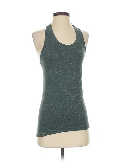 Pre-owned Athleta Tank Top Gray Halter Neckline Tops