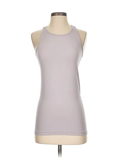 Pre-owned Athleta Tank Top Gray Halter Neckline Tops