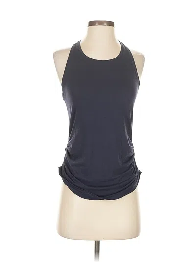 Pre-owned Athleta Tank Top Gray Halter Neckline Tops