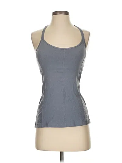 Pre-owned Athleta Tank Top Gray Halter Neckline Tops