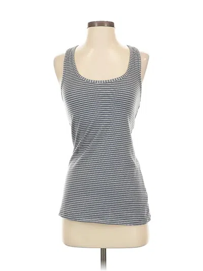 Pre-owned Athleta Tank Top Gray Halter Neckline Tops