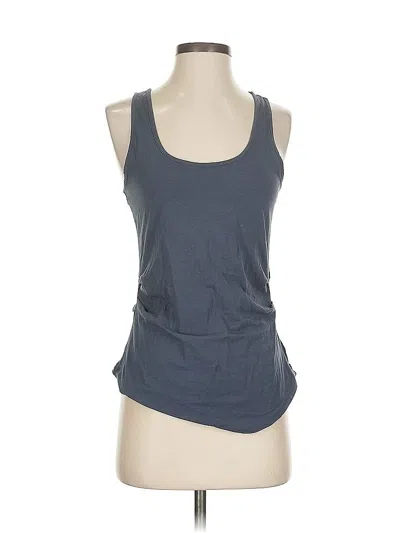 Pre-owned Athleta Tank Top Gray Halter Neckline Tops