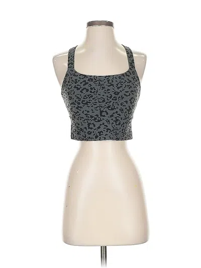 Pre-owned Athleta Tank Top Gray Halter Neckline Tops