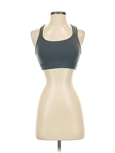 Pre-owned Athleta Tank Top Gray Halter Neckline Tops
