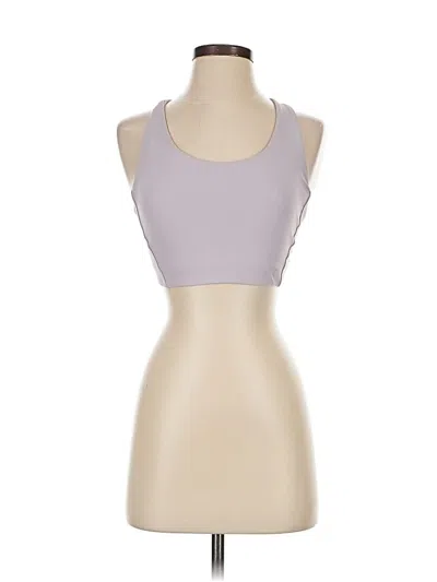 Pre-owned Athleta Tank Top Gray Halter Neckline Tops