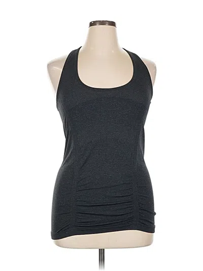 Pre-owned Athleta Tank Top Gray Halter Neckline Tops