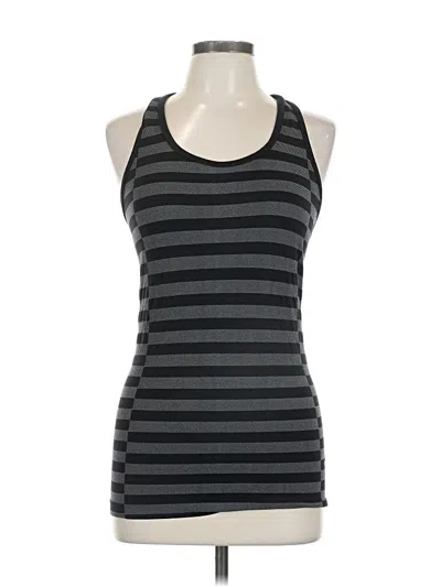Pre-owned Athleta Tank Top Gray Halter Neckline Tops