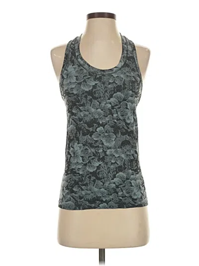 Pre-owned Athleta Tank Top Gray Halter Neckline Tops