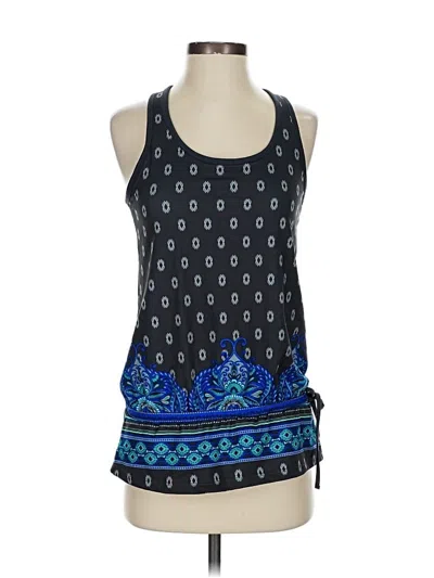 Pre-owned Athleta Tank Top Gray Halter Neckline Tops